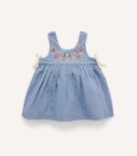 Crinkle Button Dress - immagine 2